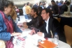 David Escamilla signant llibres al costat de Santi Balmes (cantant de la banda de pop Love of Lesbian). Sant Jordi 2012